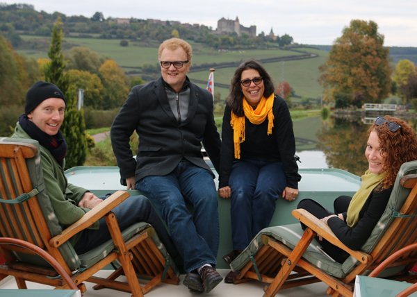 Large Barge Cruising in France...The Understated Luxury of Floating Aboard a Piece of French History 3 Barge Peep Castle copy600