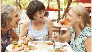 Finding Meaning in Life After 50 17 Women Over 50 Enjoying a Meal Together