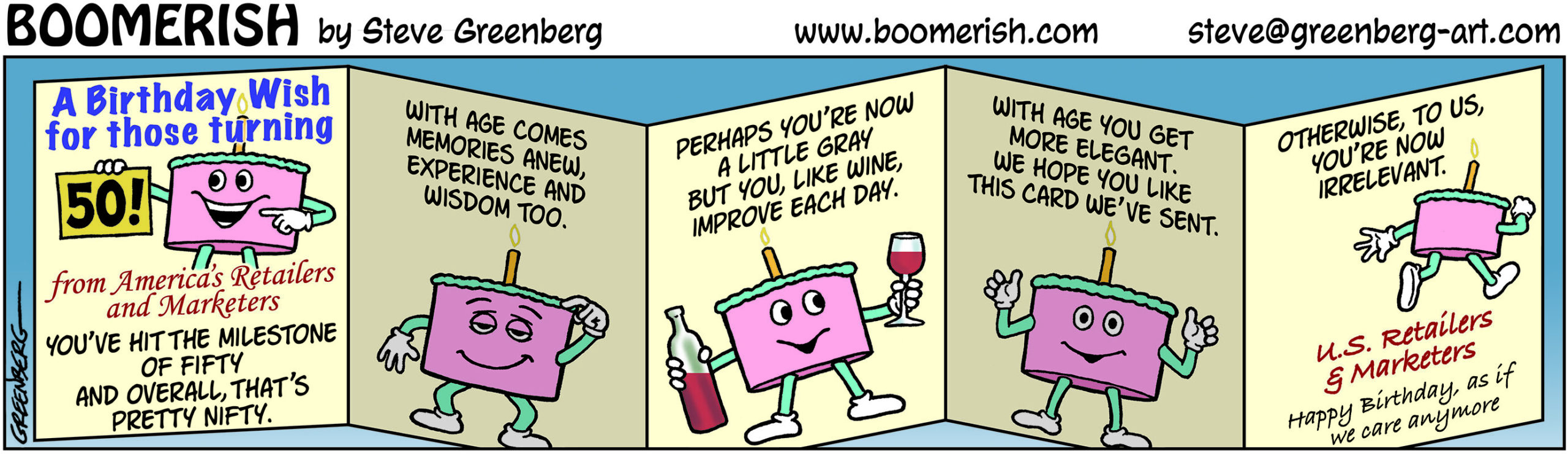 Boomerish Cartoons 52 Boomr 50thCard scaled