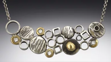 North Texas Jewelry Designer Stretches Creative Boundaries 18 Confetti Necklace Created by Dallas Jewelry Designer Denise Fletcher