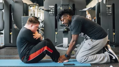 My Possibilities 4 Exercising with a personal trainer at My Possibilities in Texas