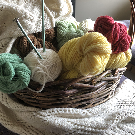 Spin White Gold into Yarn 4 SheepYarn211 E