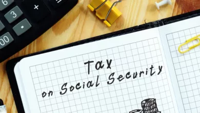 Social Security Voluntary Withholding 13 Tax on Social Security Written in a Notebook