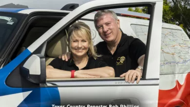 Texas Country Reporter Bob Phillips and His Wife Kelli