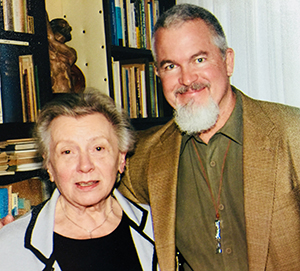 Gary Lee Price with Elly Frankl, widow of Holocaust Survivor Viktor Frankl