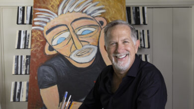 CJ Miller Explores Emotions Through Art 5 CJ Miller in his studio