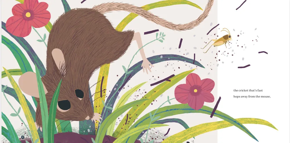 Book Review: Creep, Leap, Crunch! A Food Chain Story 2 CreepLeap Crunch4 W jpg