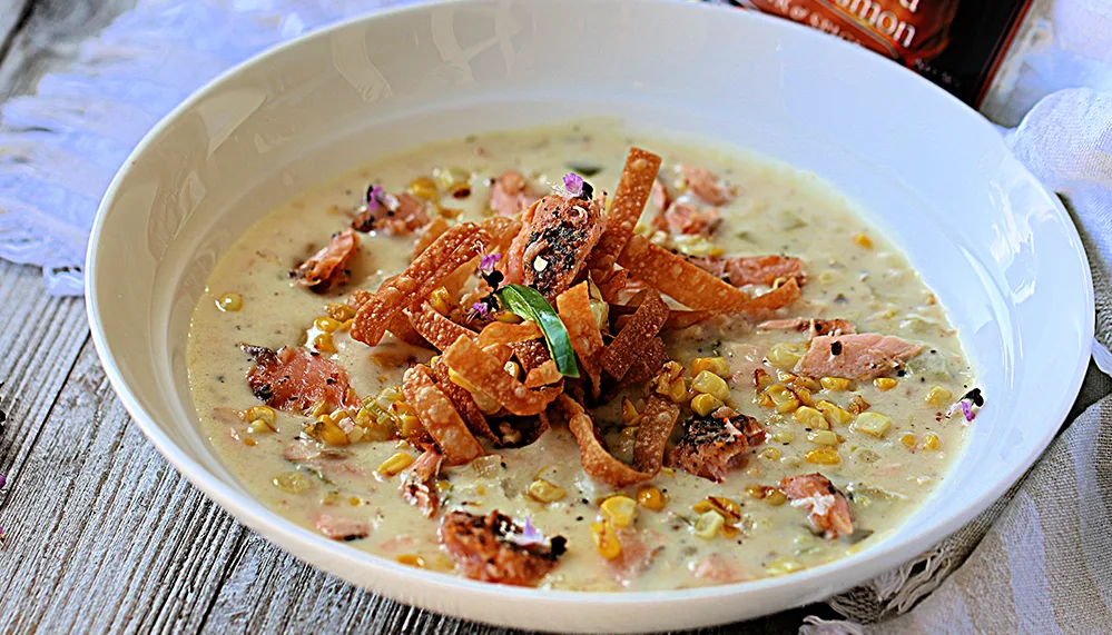 Salmon Jalapeño Corn Chowder Recipe 2 Salmon Chowder W