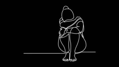 How Grief Can Affect You 3 Drawing of a Woman Grieving