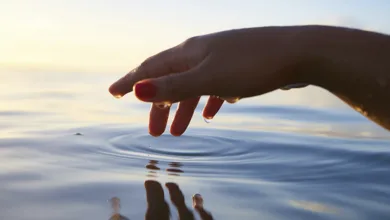 Mindfulness Anger Management Techniques 1 Hand Above Ripple in the Water