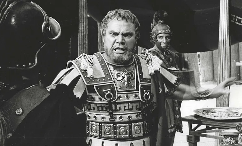 John Doucette: The Character Actor Who Stole Every Scene 1 John Doucette on the set of Cleopatra (1963), wearing a period costume during filming in Italy.