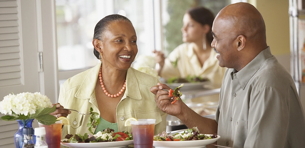 Couple over 50 enjoying date together showing connection possible dating after divorce 50s