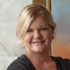 Turning Passion Into Purpose After 50: 3 creatives living their dream 13 Lisa Temple, portrait and abstract artist in McKinney Texas