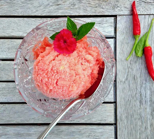 A Refreshing Watermelon Margarita Granita 2 Watermelen Margarita W