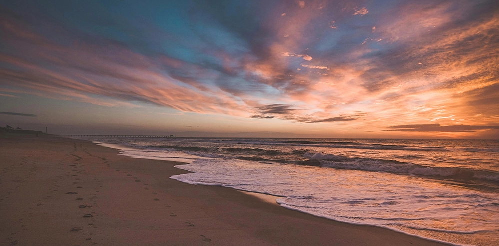Outer Banks beaches sunset