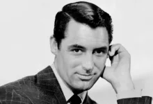 Cary Grant publicity portrait for the 1941 Hitchcock film Suspicion.