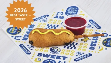 Fletcher’s Chocolate Corny Dog by Beck Fletcher, 2026 Big Tex Choice Awards Best Taste Sweet winner