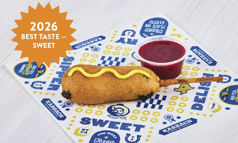 Fletcher’s Chocolate Corny Dog by Beck Fletcher, 2026 Big Tex Choice Awards Best Taste Sweet winner