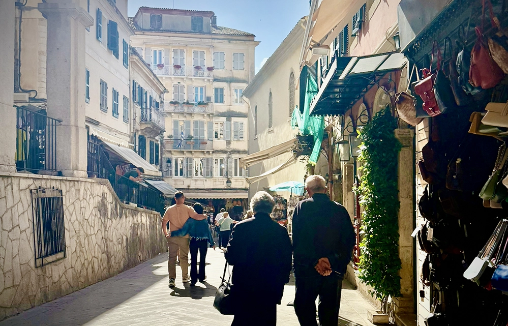 Think You Don't Like Cruises? You Might Just Be on the Wrong Ship 5 Corfu old town — taking it all in, no itinerary needed.